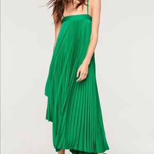 MILLY - STRETCH SILK PLEATED IRENE DRESS